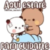 Aquí estaré @MYCute Stickers PARA CUIDArte