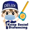DELUX 1M Keep Social Distancing