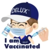 DELUX COVID-19 10ml VACCINE I'am DELUX Vaccinated