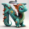 DragonSauriosAlphabet.huellita 13