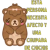 K 00 ESTA PERSONA NECESITA AFECTO Y UNA CHUPADA DE CHICHIS