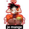je mange