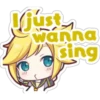 just wanna sing ↓
