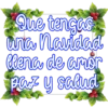 Que tengas una navidad elena de amor paz y salud