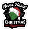 Never Hated
CHRISTMAS
JUST Hated PEOPLE
