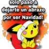 solo paso a
dejarte un abrazo
por ser Navidad!