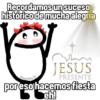 Recordamos un suceso histórico de mucha alegría Geysioy JESUS PRESENTE por eso hacemos fiesta eh!