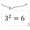 3² = 6