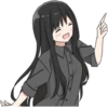 girl with long black hair 12