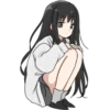 girl with long black hair 19