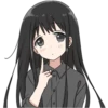 girl with long black hair 22