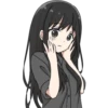 girl with long black hair 23