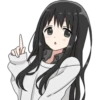 girl with long black hair 25