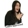 Client approved