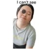 I can't see