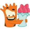 B