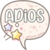ADIOS
@Mycute_stickers