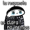 La respuesta
Valentinals
es clara!
no iremos