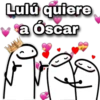 Lulú quiere
va Óscar
Q