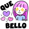 Lovely purple girl 8