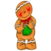 NAVIDAD ALFABETO GINGER BREAD MAN BLANCA AT 27