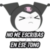 STICKERS DE BEBÉ KUROMI🖤 7
