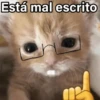 Está mal escrito