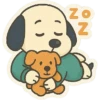 A mimir con Snoopy ZzzZzz 8