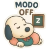 A mimir con Snoopy ZzzZzz 22