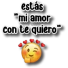 estás "mi amor Persy con te quiero