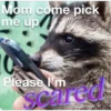 Mom come pick
me up
Please I'm
Scared
