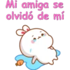 Mi amiga se
olvidó de mí