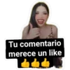 Tu comentario
merece un like