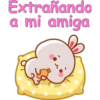Extrañando
a mi amiga