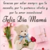 Gracias por estar siempre que
te
tu
paciencia infinita
necesito, por
tu
por
amor incondicional
Feliz Día Mamá
www.IMAGE
y
Mariposita
OR.COM