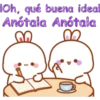 Oh, qué buena ideal
Anótala Anótala
m