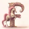 ALFABETO UNICORNIO BLANCA AT 22