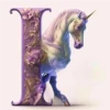 ALFABETO UNICORNIO BLANCA AT 23