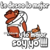 te deseo lo mejor
y lo mejor
soy yo !!!
@Florksitosvale