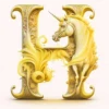 ALFABETO UNICORNIO BLANCA AT 24