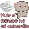 Huir a
ク
tiempo no
es cobardia