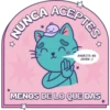 NUNCA ACEPTES,
AHORITA NO
JOVEN :)
MENOS DE LO QUE DAS