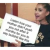 Listen hoe your
mother didn't push
you out after 9
months for you to
say bullshit like this
moonlightchic
S