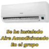 SAMSUNG Se ha instalado Aire Acondicionado En el grupo