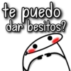 te puedo dar besitos?