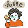 Girl with Green Glasses 7
