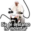 Día de descanso no molestar