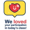 We loved
your participation
in today's class!