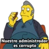 20000 Nuestro administrador es corrupto