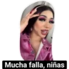 Mucha falla, niñas